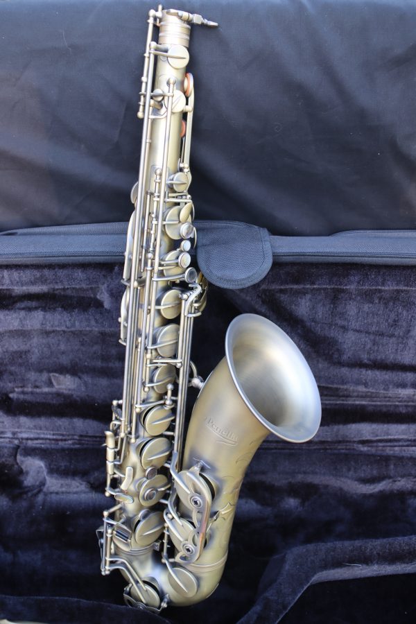 Luke Penella Matte Brass Tenor Saxophone - Image 3