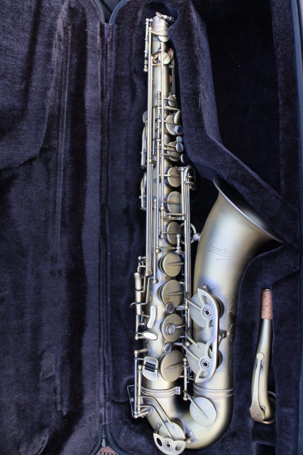 Luke Penella Matte Brass Tenor Saxophone - Image 2