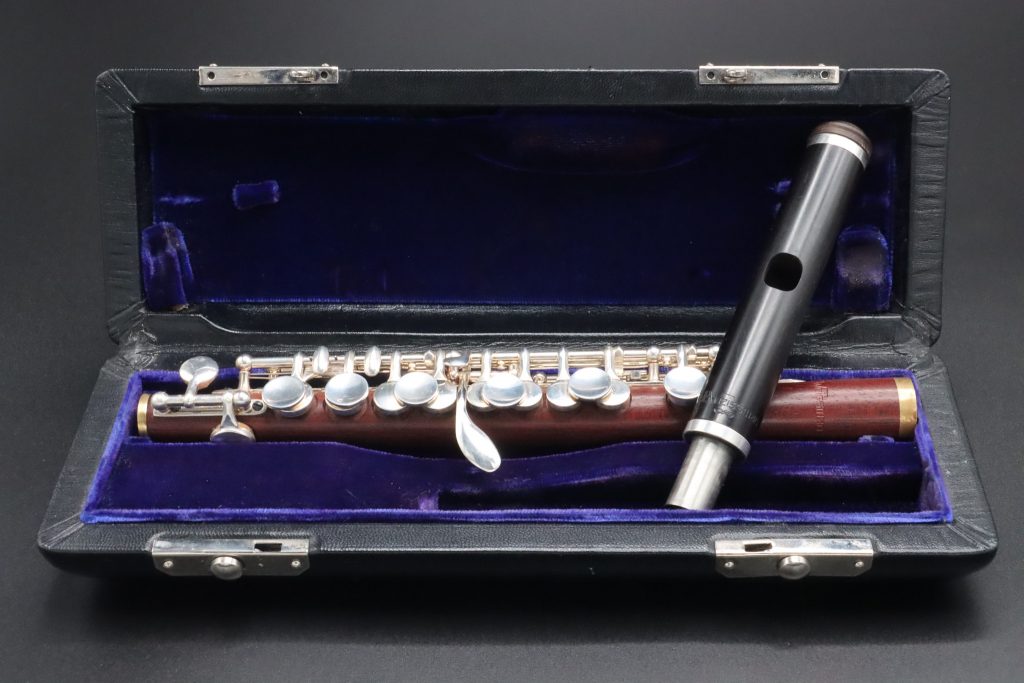 Jeff Weissman Satinae Piccolo with Grenadilla Headjoint and Custom Cap